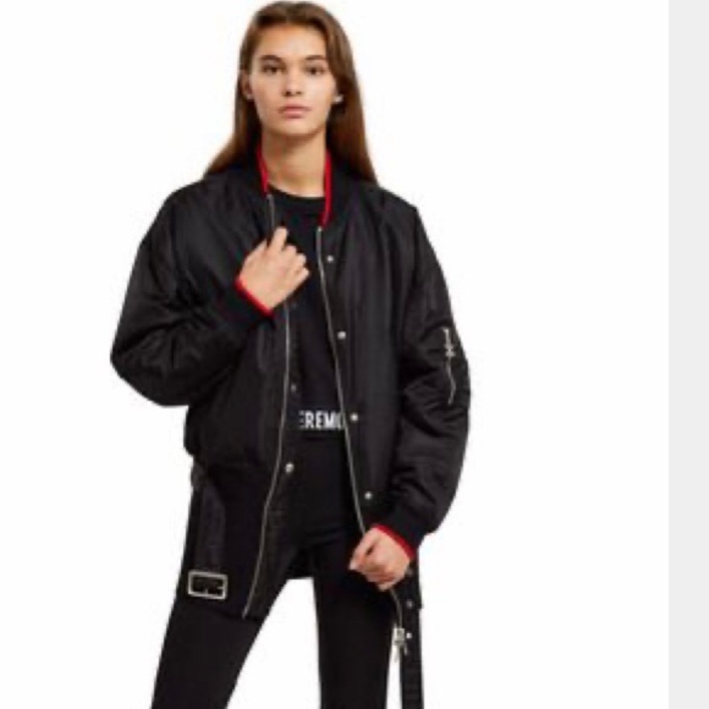 Opening Ceremony belted bomber jacket XS